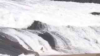Man Escapes Deadly Waves At Beach; Internet Says ‘Yamraj Was On Leave’ | Viral Video